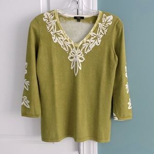 CLASSY REBA SOFT COTTON KNIT SWEATER